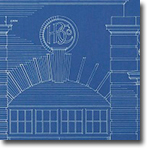 blueprint for the Elevation of Garage for The Hudson's Bay Company Winnipeg