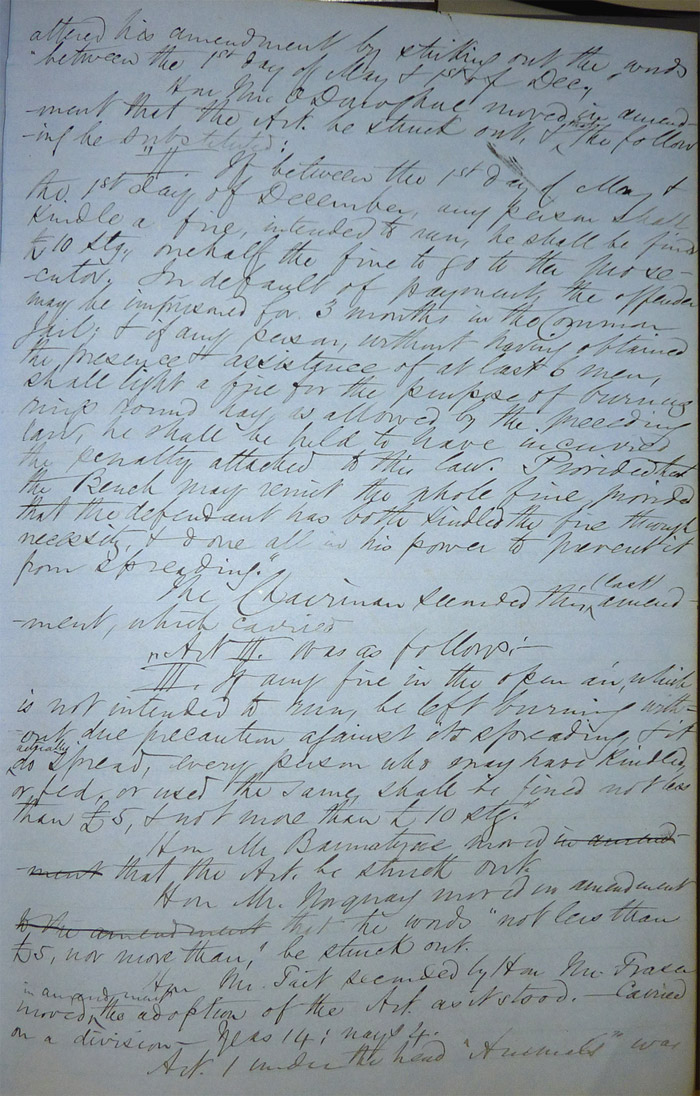 Journal de la session de l’Assemblée législative d’Assiniboia, page 38