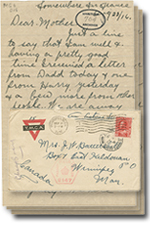 August 25, 1916 letter with 3 pages and an envelope