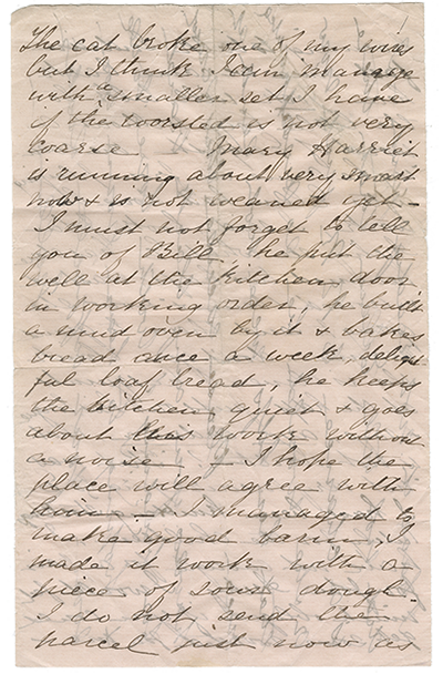 Letter from Ellen (Nell) Inkster McDonald, ca. 1870